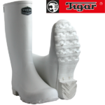 Бела висока работничка чизма Тигар