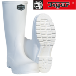 Бела висока работничка чизма Тигар