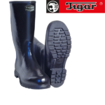 Црна висока работнича чизма Тигар