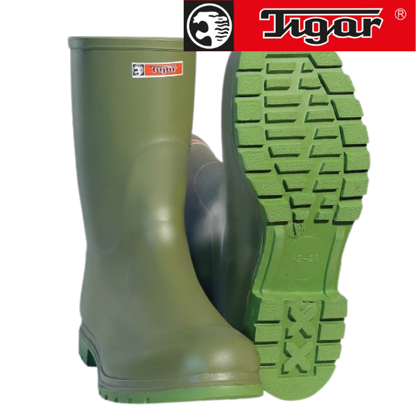 Ниски работнички чизми Тигар зелена боја